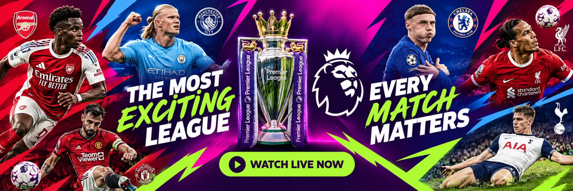 Premier League — live matches, fixtures and replays